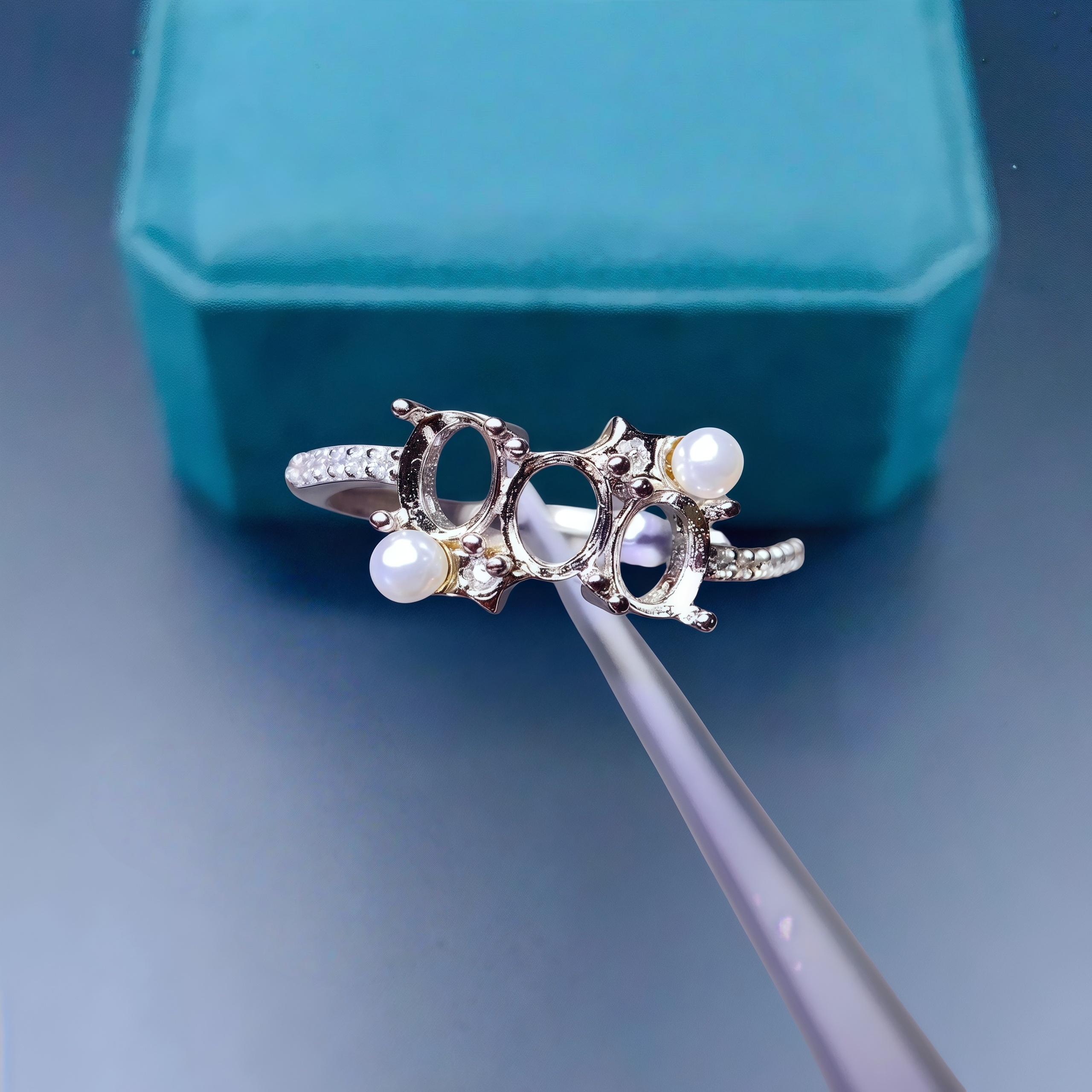 Setting 4*5mm Ellipse Stone S9 - огляд і ціна Sterling Silver Ring
