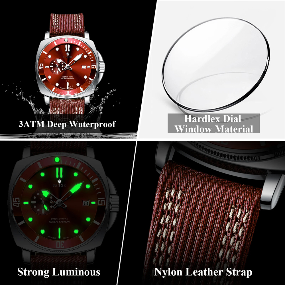 44mm New Chornograph Sports Bl - огляд і ціна Jewelry Inspired Watches