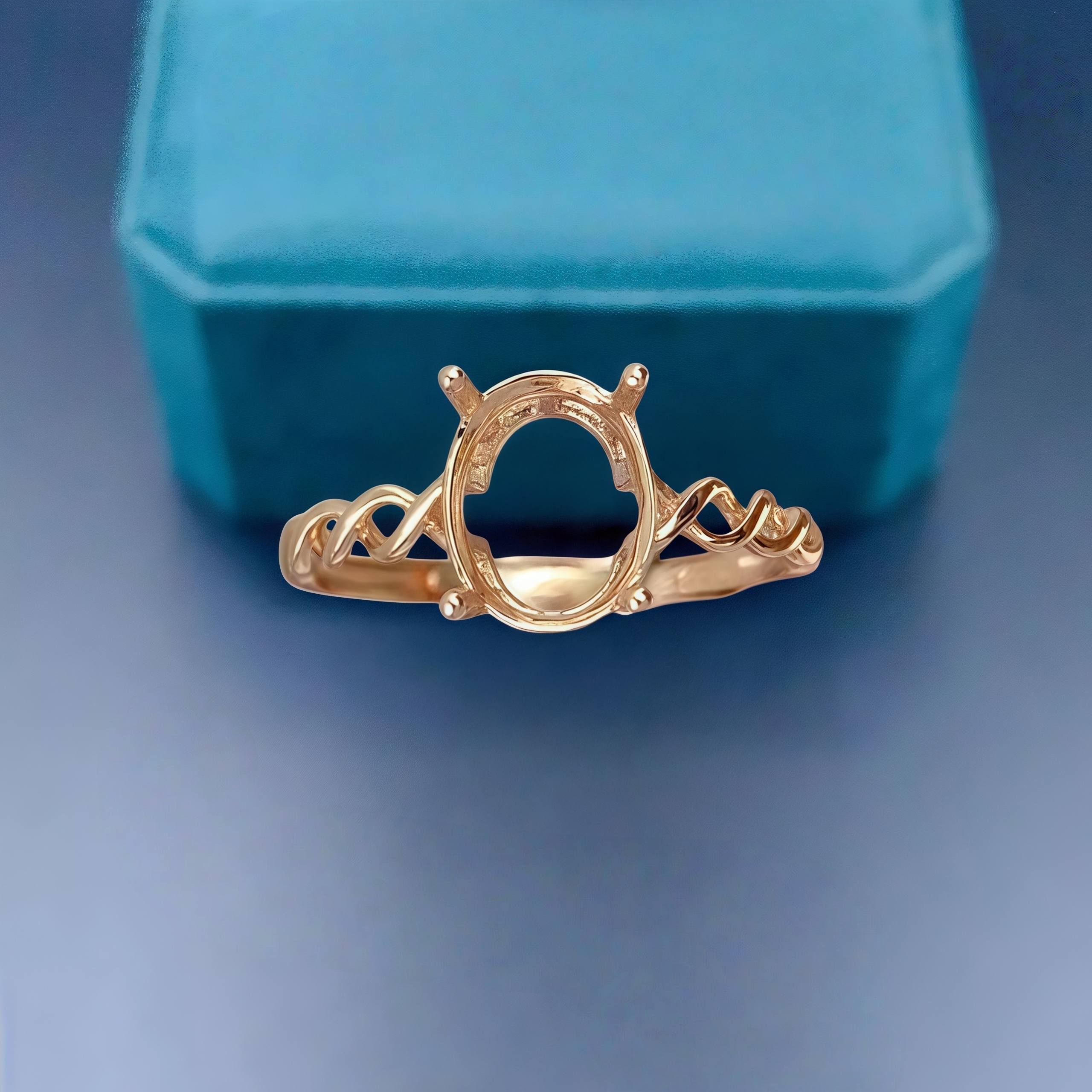 DIY Empty Ring Holder S925 Ste - огляд і ціна Sterling Silver Ring