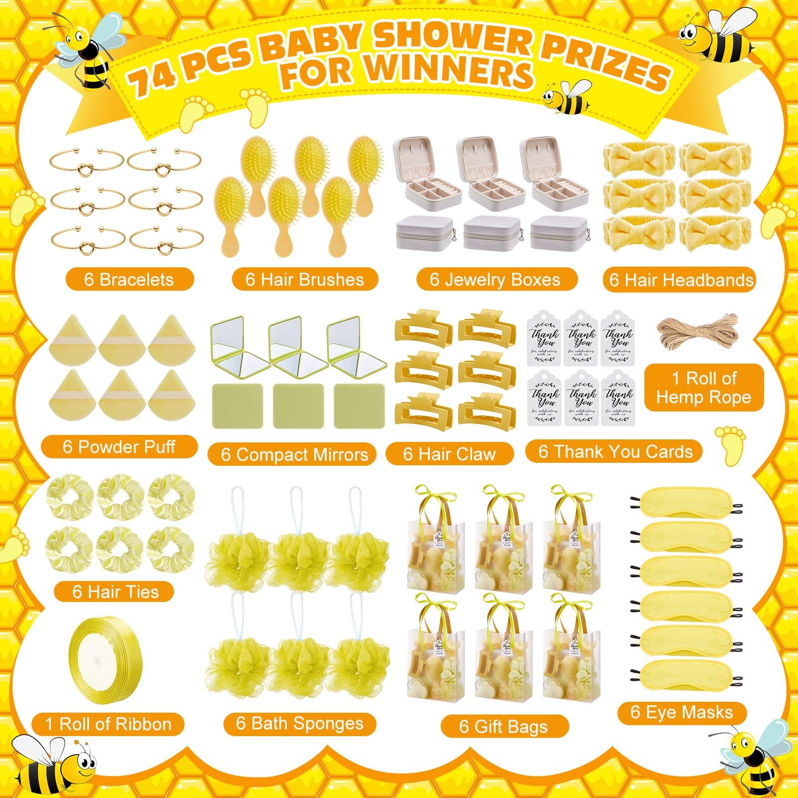 74Pcs Baby Shower Prizes for G - огляд і ціна Jewelry & Watches Bench