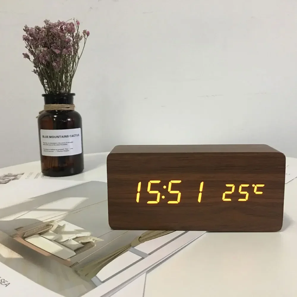 Wall Clock Wooden Electronic W - огляд і ціна Moments Watches & Jewelry Burlington Reviews