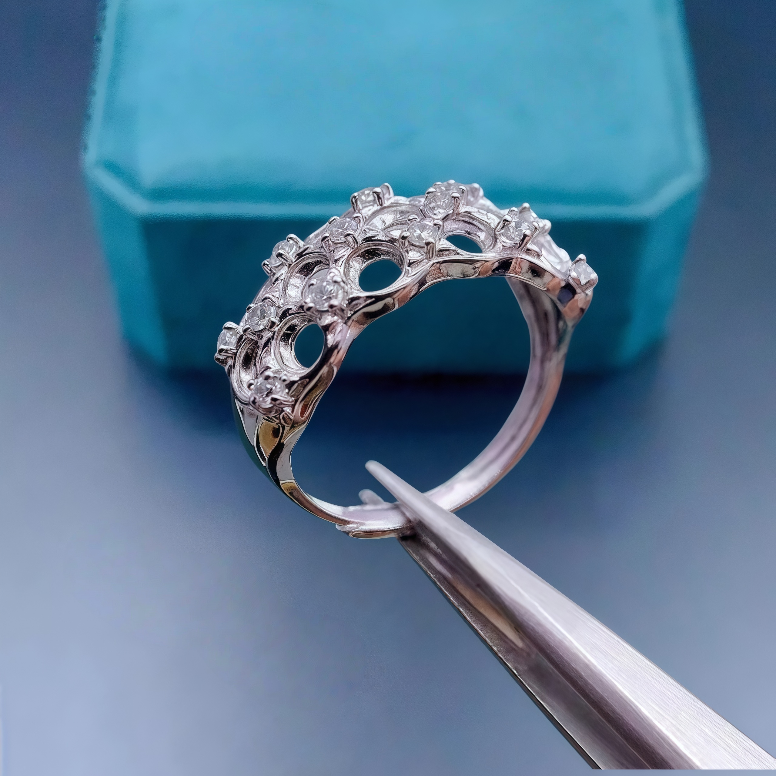 Setting 3mm Round Stone Fashio - огляд і ціна Sterling Silver Ring