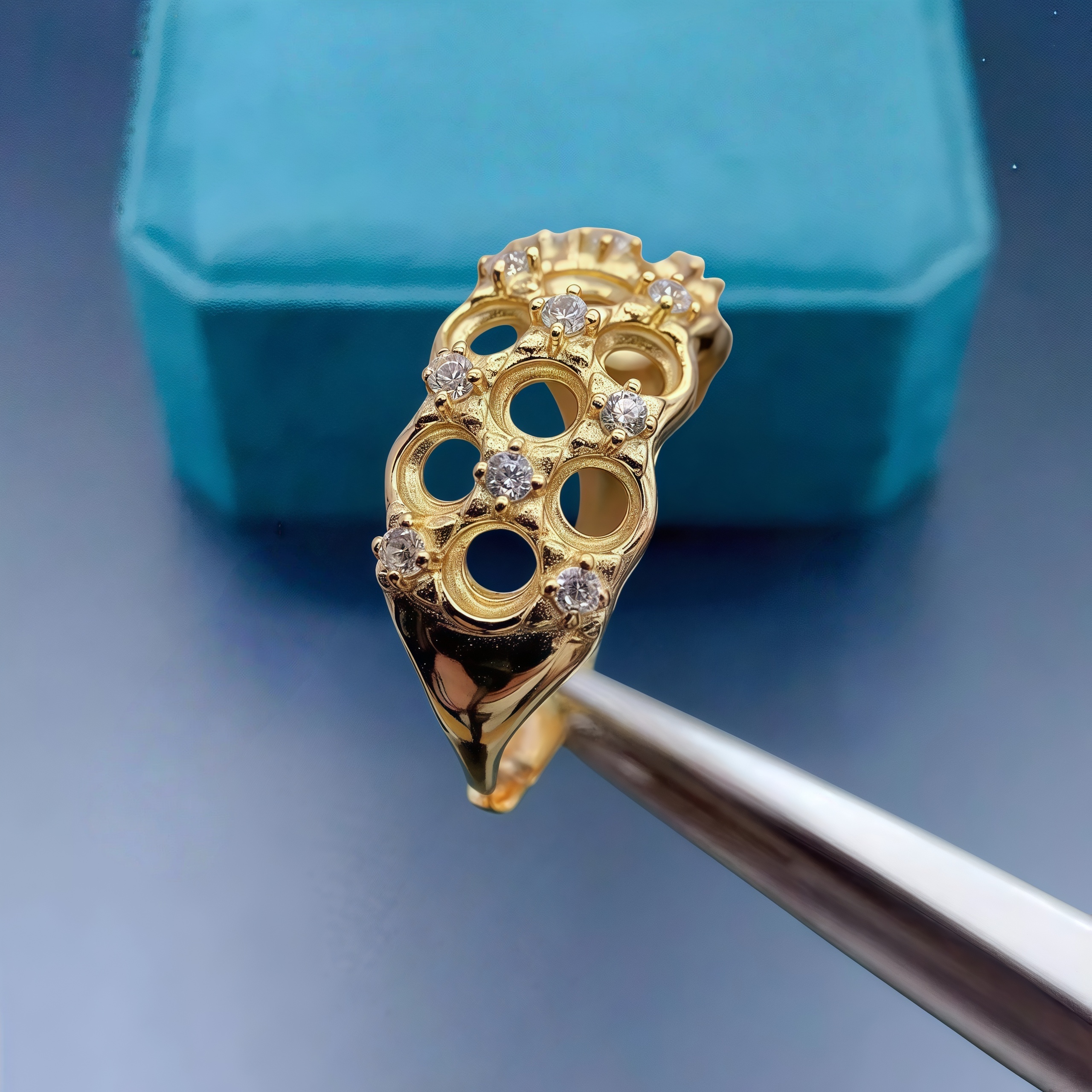 Setting 3mm Round Stone Fashio - огляд і ціна Sterling Silver Ring