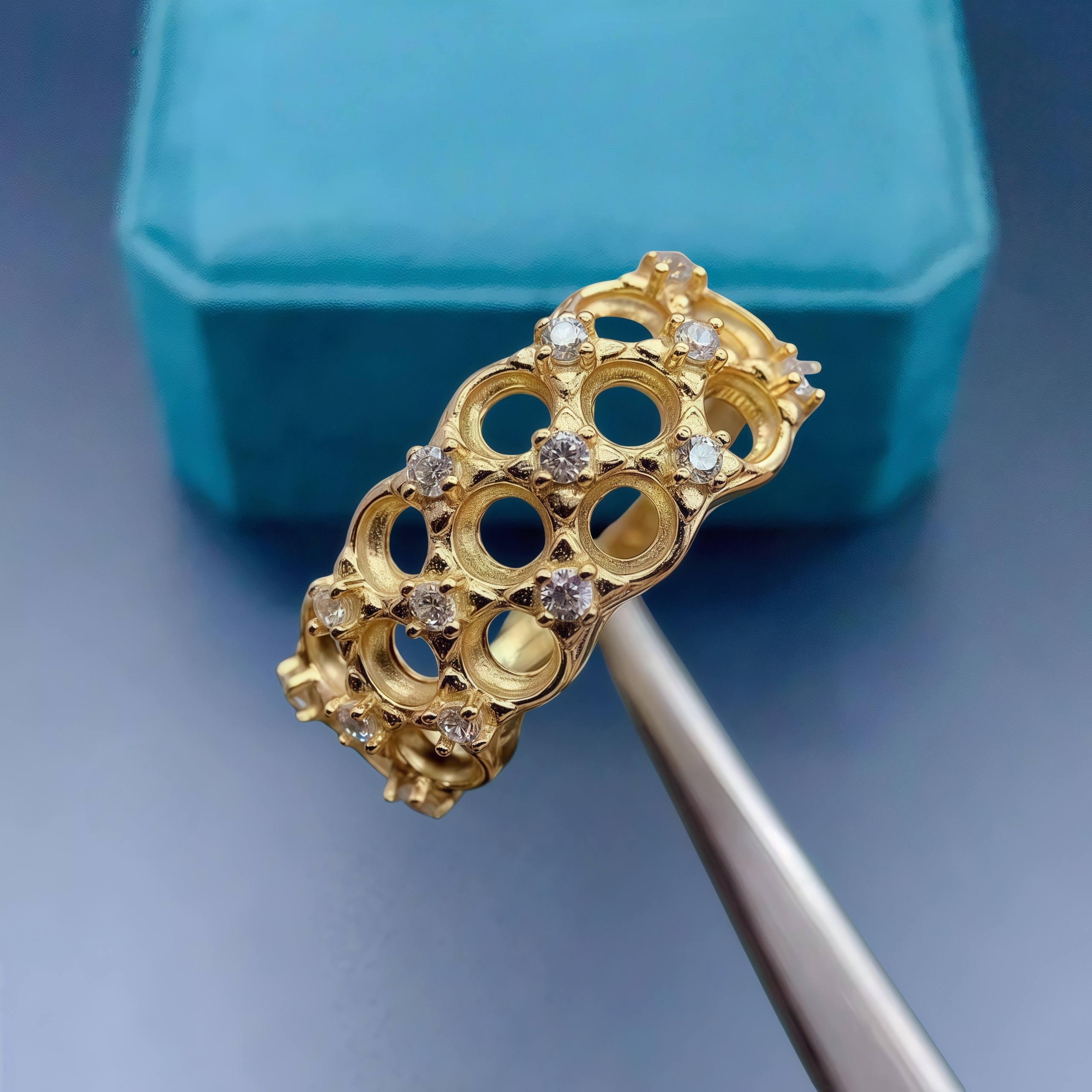 Setting 3mm Round Stone Fashio - огляд і ціна Sterling Silver Ring