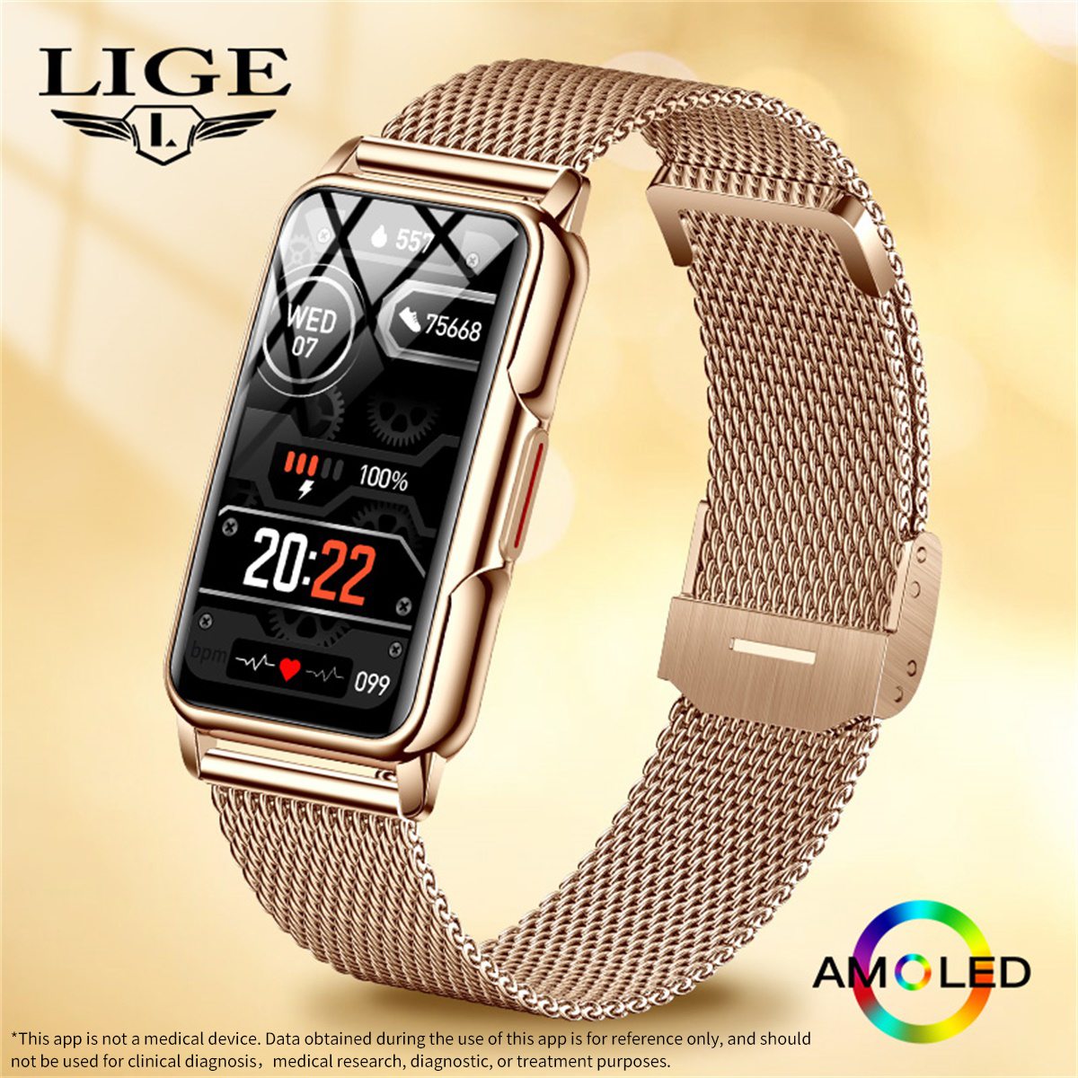 LIGE Smart Watch Men Women Fit - огляд і ціна Jewellery Watches