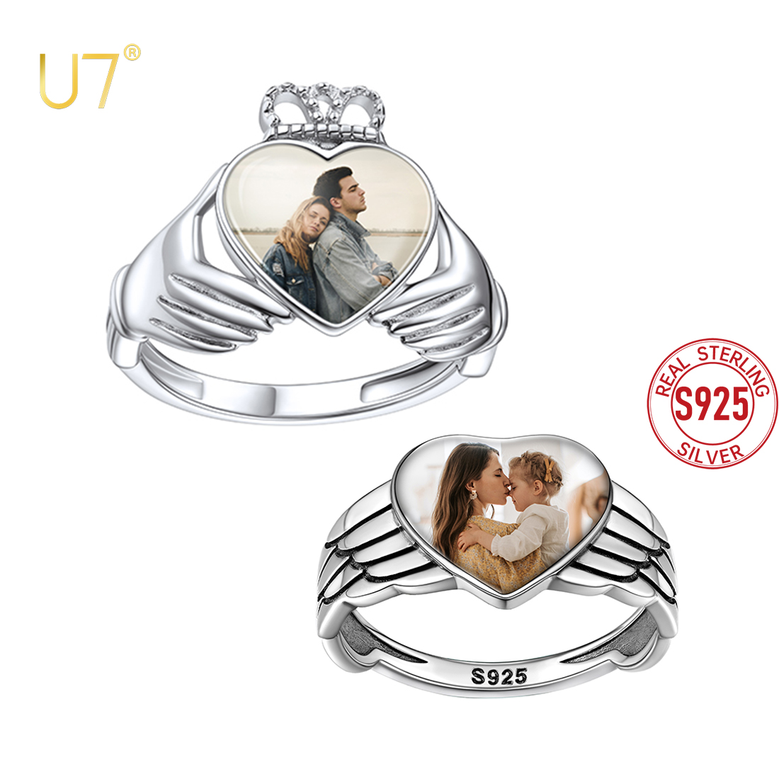 U7 Custom Photo Rings for Woma - огляд і ціна Statement Cocktail Ring