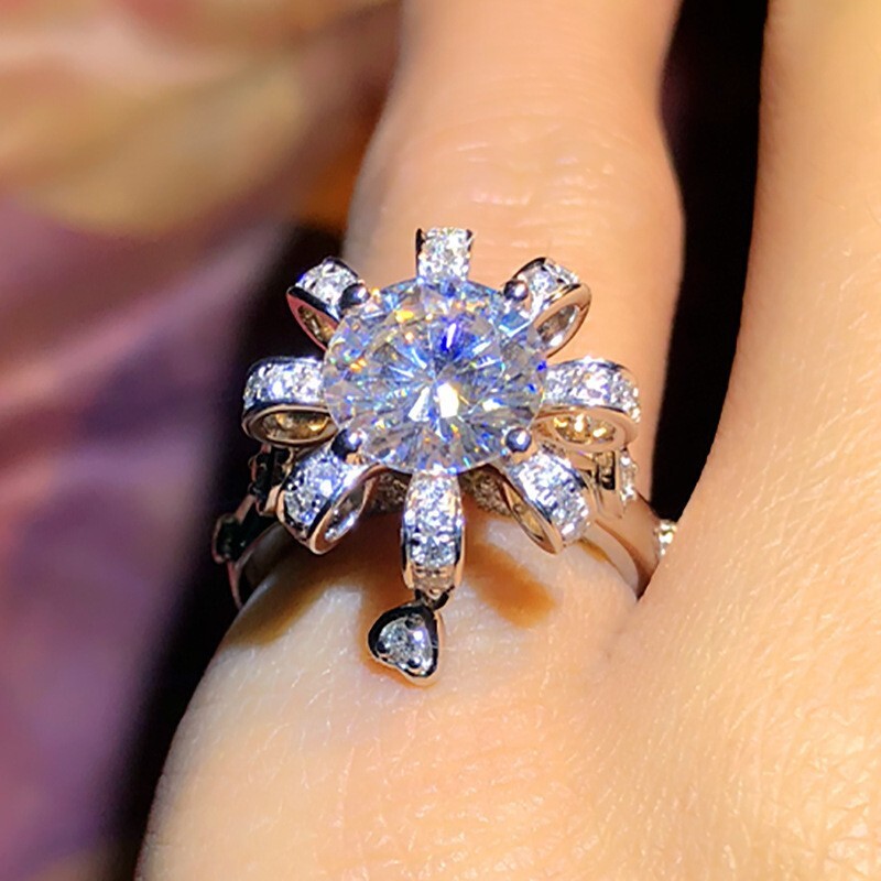 CellaCity Trendy Silver Jewelr - огляд і ціна Statement Cocktail Ring